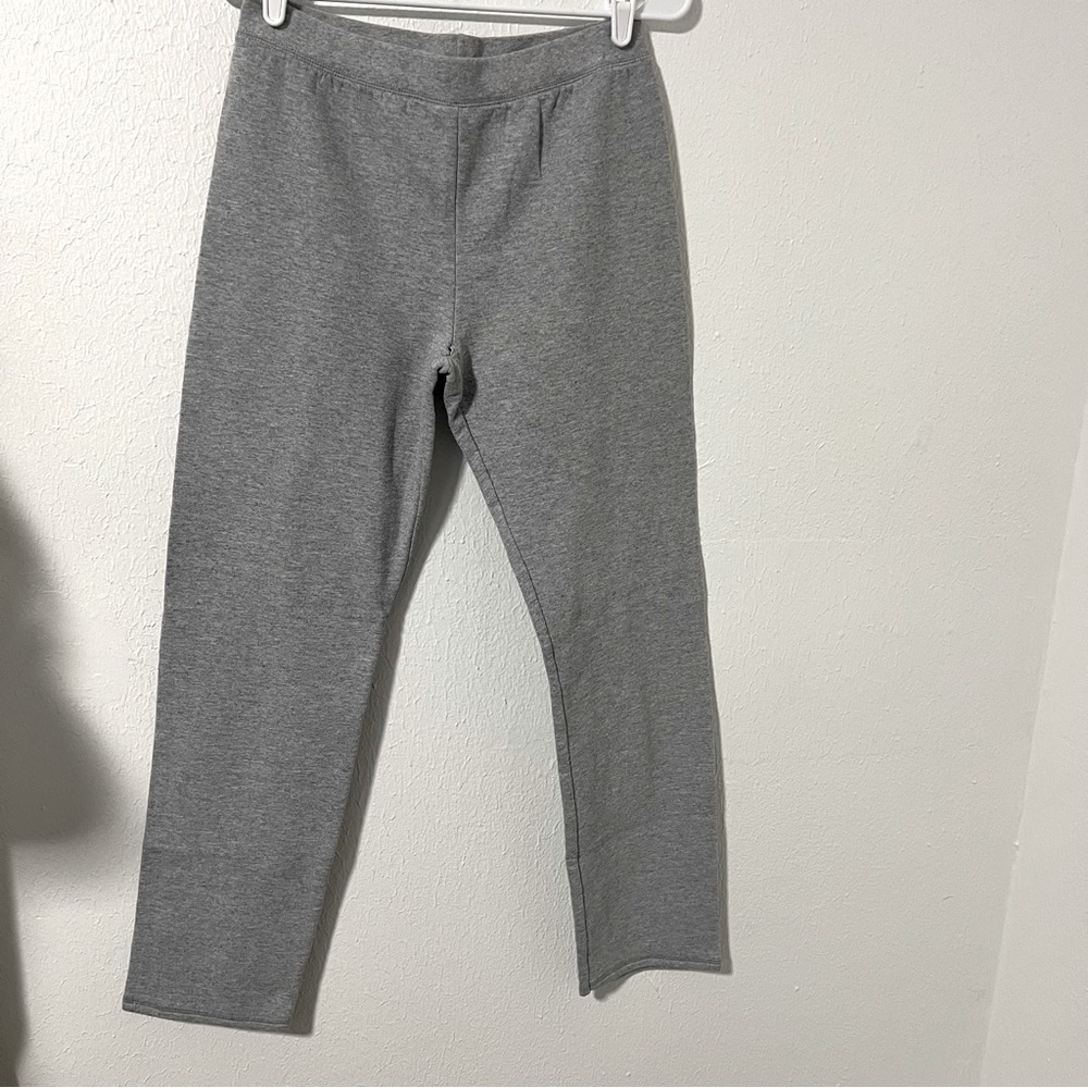 Hanes Ecosmart Youth XL Light Gray Sweatpants Straight Legs Running Exercise EUC